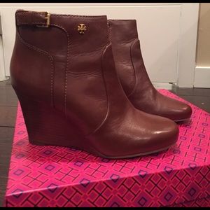 Tory Burch Milan Wedge Booties!