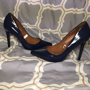 Navy Patent Mossimo Heels