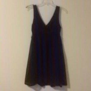 EUC AEO silky black dress 4