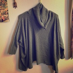 Free people open back sweater