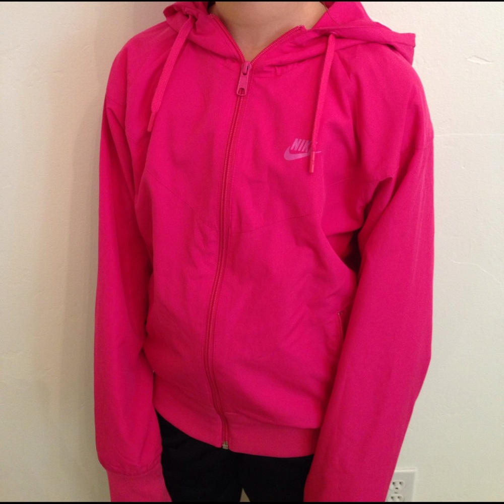 pink nike jacket/ windbreaker