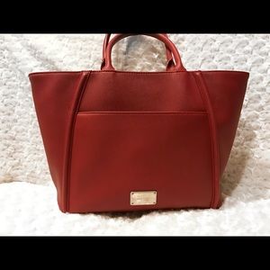 Red Nine West Tote purse - Lightly Used