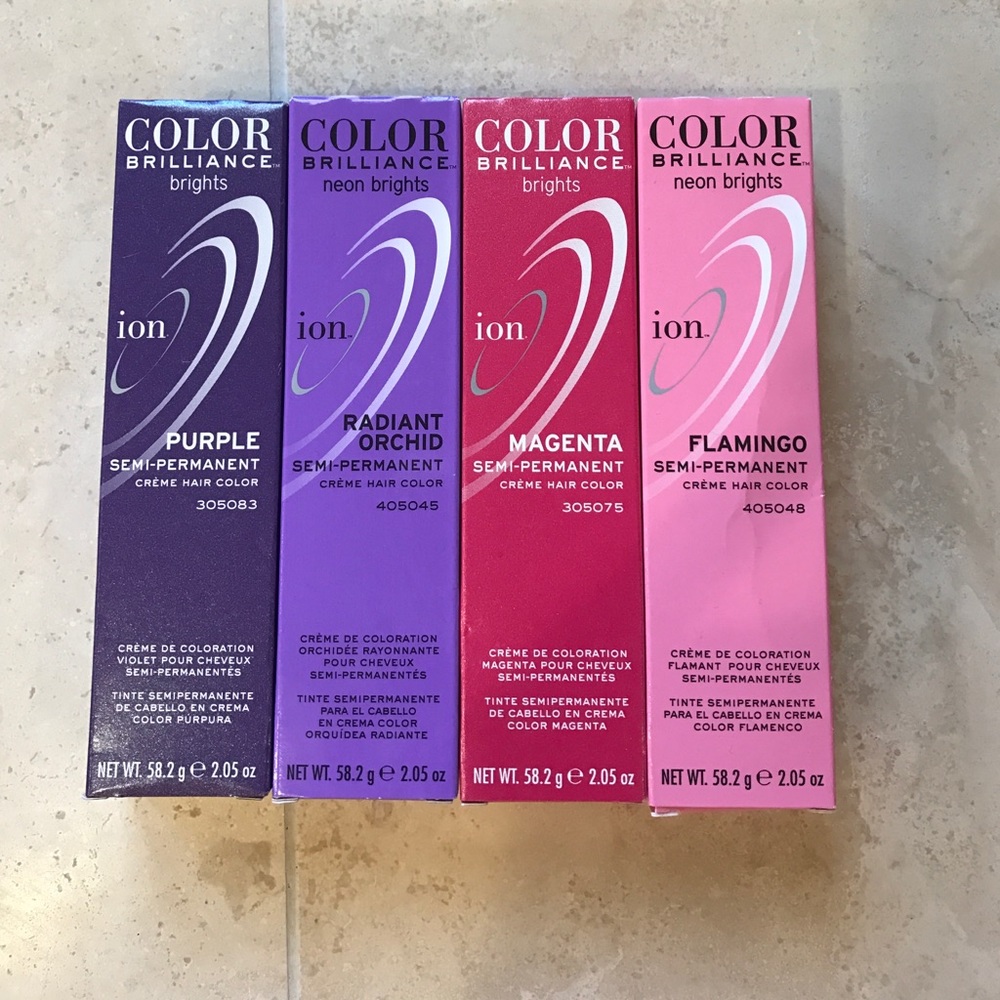 Semi permanent hair color