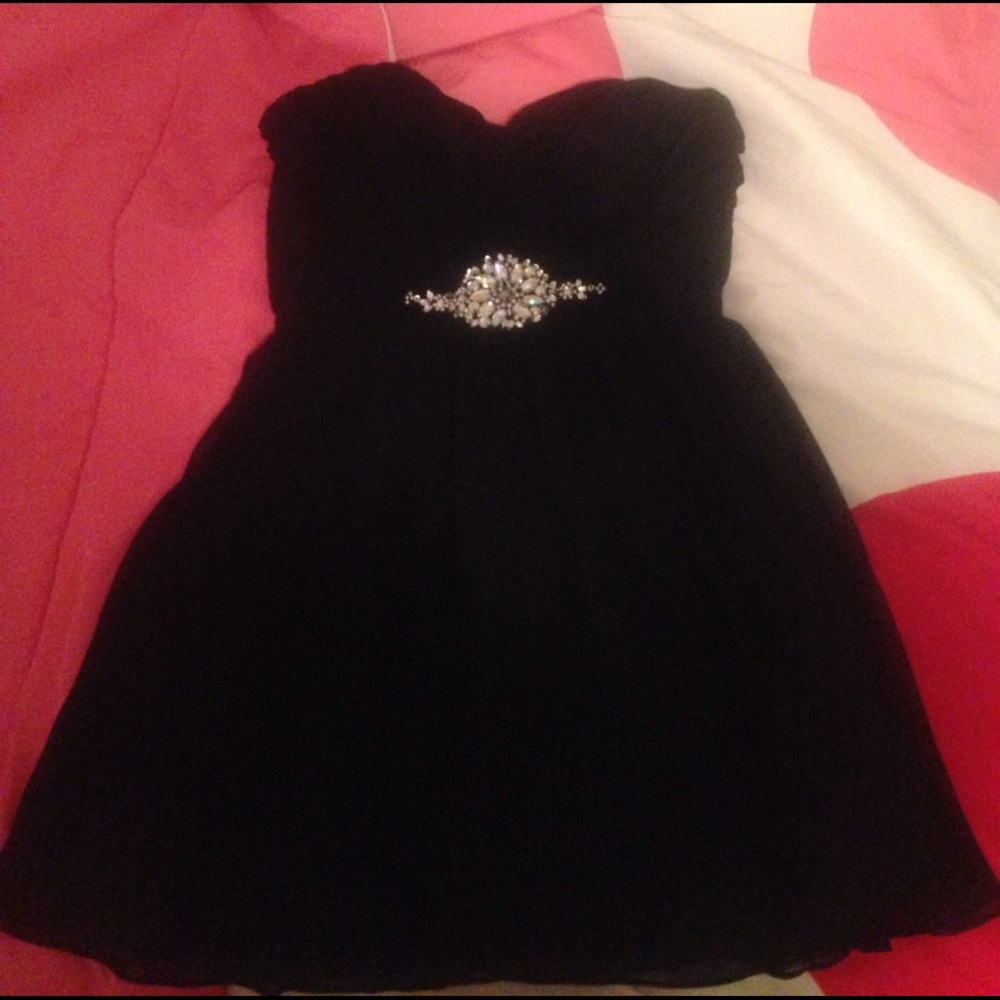 Black formal dress