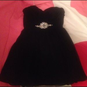 Black formal dress