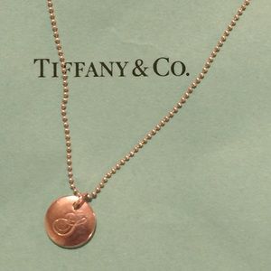 Authentic Tiffany & Co. Necklace with initial "S"