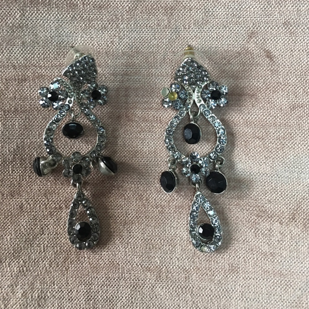 Macy's Brand - Black and silver earrings