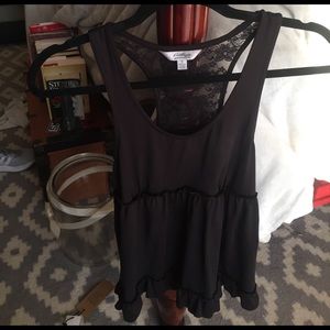 Black Satin Sleep Set