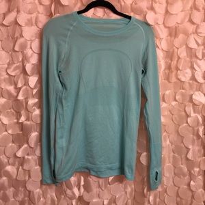 Blue lululemon long sleeve