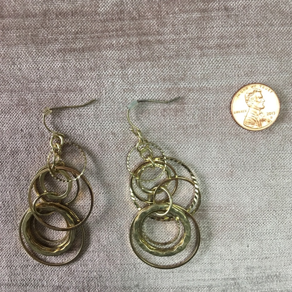 Macy's Brand - Gold earrings- Great Condition