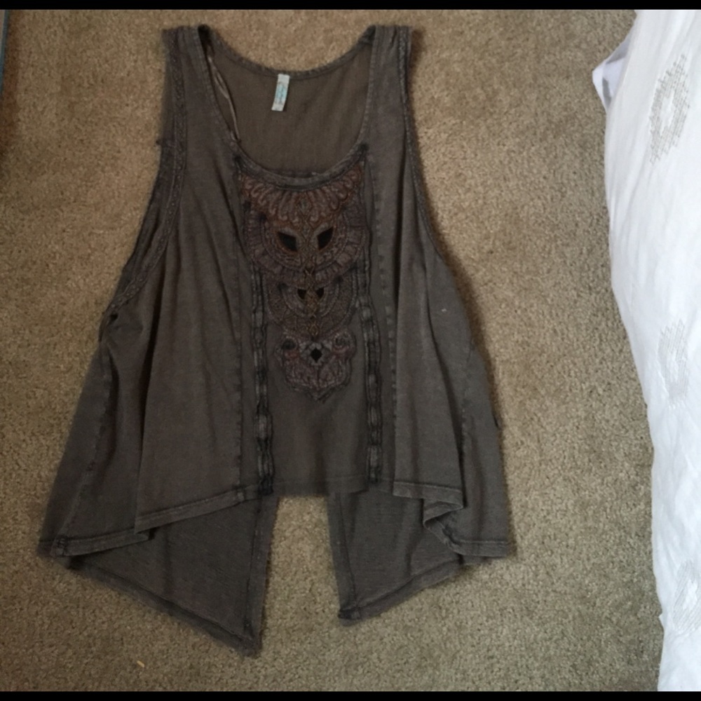 Free people beaded top