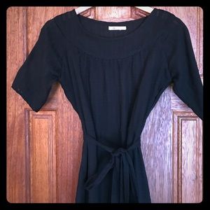 Tulle Lightweight Cotton Black  Dress