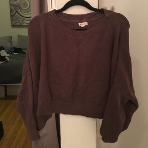 Cropped Dolman Sweater