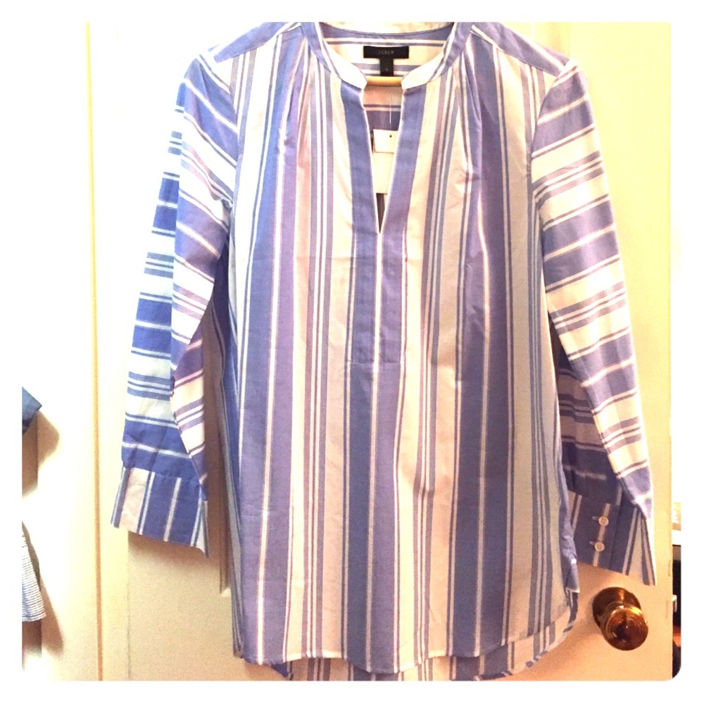 J. Crew Striped Tunic NWT