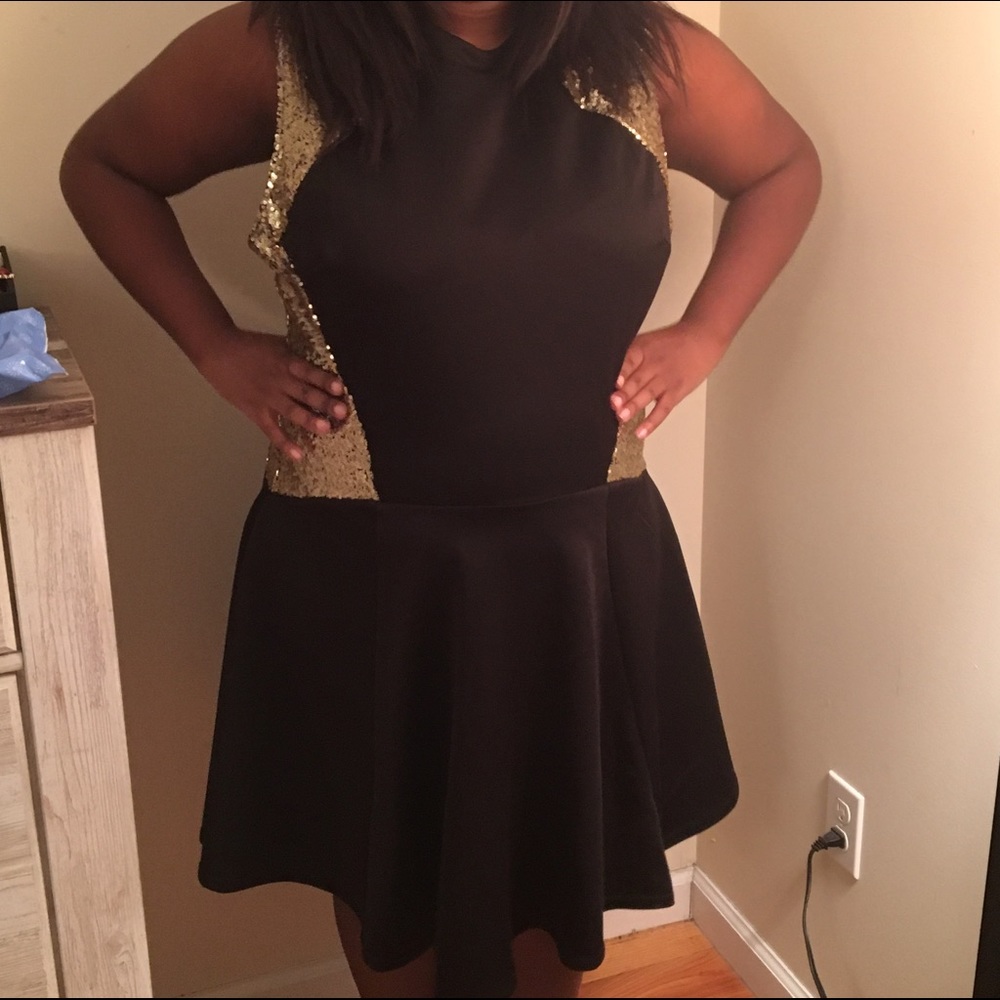 Club L from Asos Plus Size Skater Dress