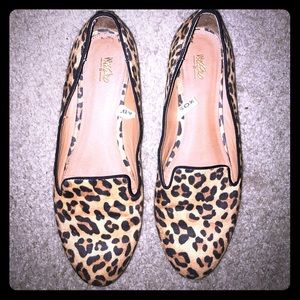Leopard loafers