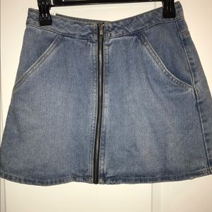 Kendall and Kylie jean skirt