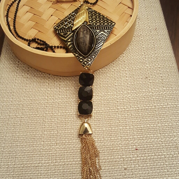 SOLD ANcient Egyptian Ba Bird brass charm necklace - Picture 2 of 4