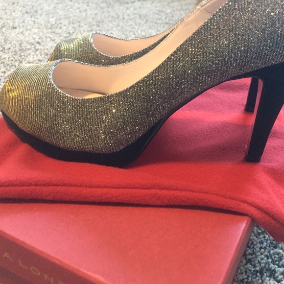 Sacha London Tess Sparkle heels - Picture 2 of 4