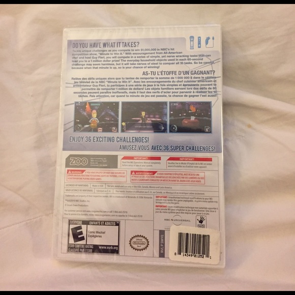 Minute to Win It- Wii game **brand new** - Picture 2 of 2
