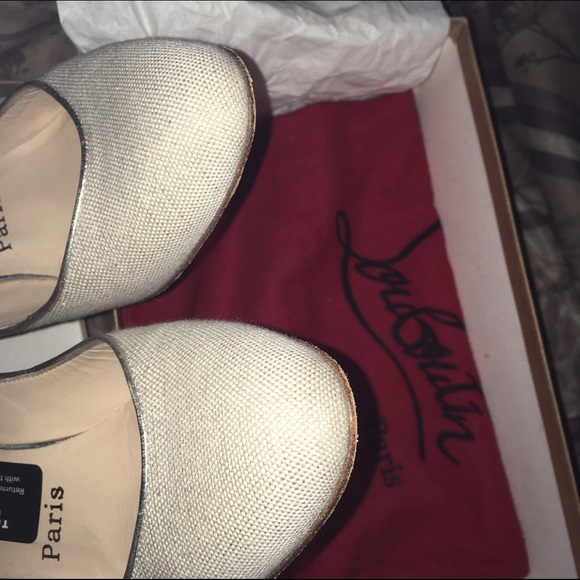 **UNAVAILABLE**
christian louboutin CANVAS slingbacks - Picture 5 of 7