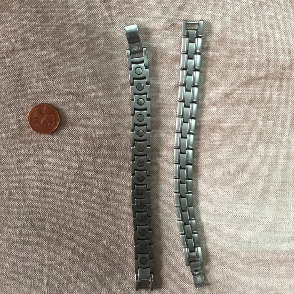 Left one only- magnetic stainless steel bracelets