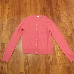 Pink 100% Cashmere cardigan
