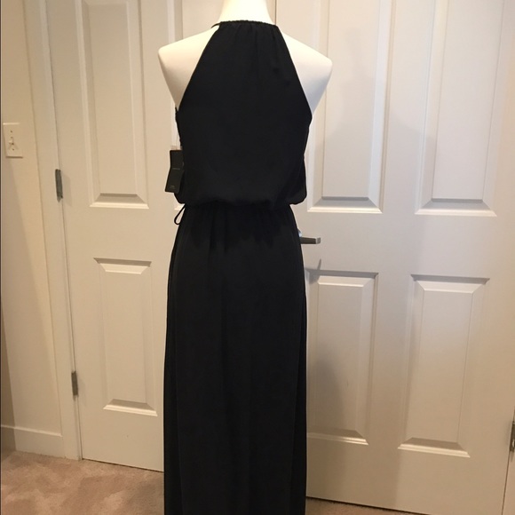 Zara Chiffon Beaded Neck Tunic Maxi Dress SZ S - Picture 8 of 8
