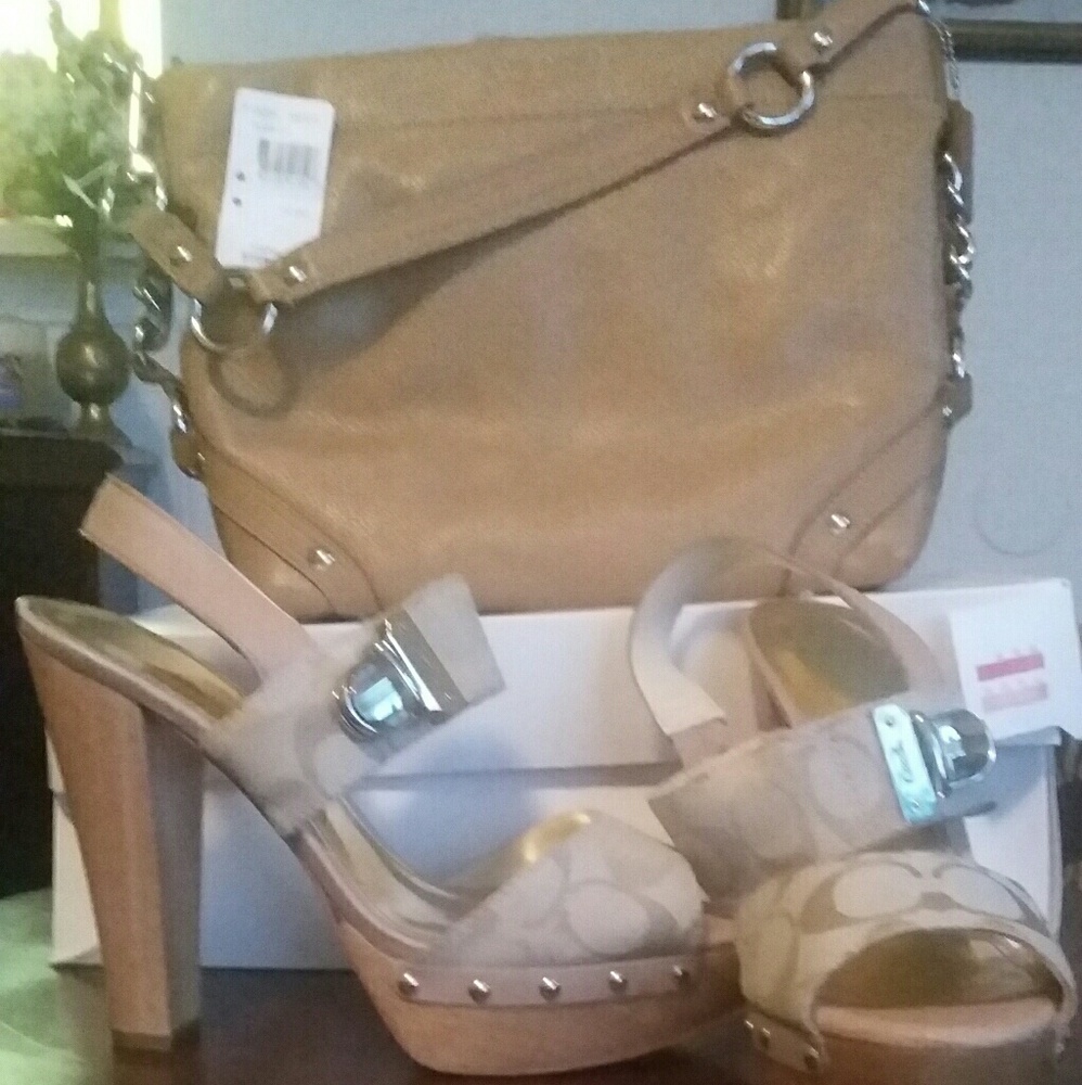 Coach Handbag and Shoes