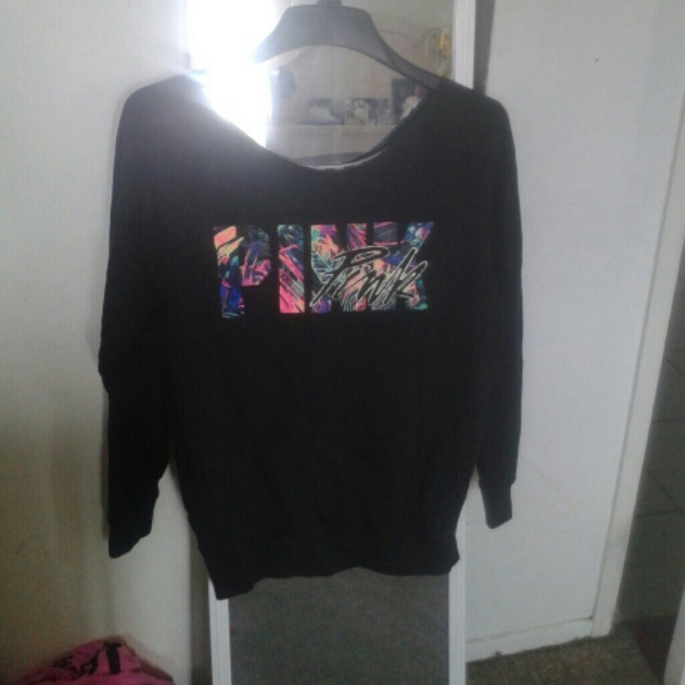 PINK crewneck sweater
