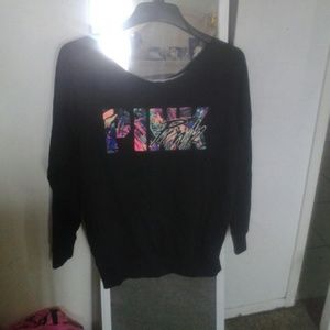 PINK crewneck sweater