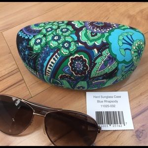 NWT Vera Bradley Sunglass Case Blue Rhapsody