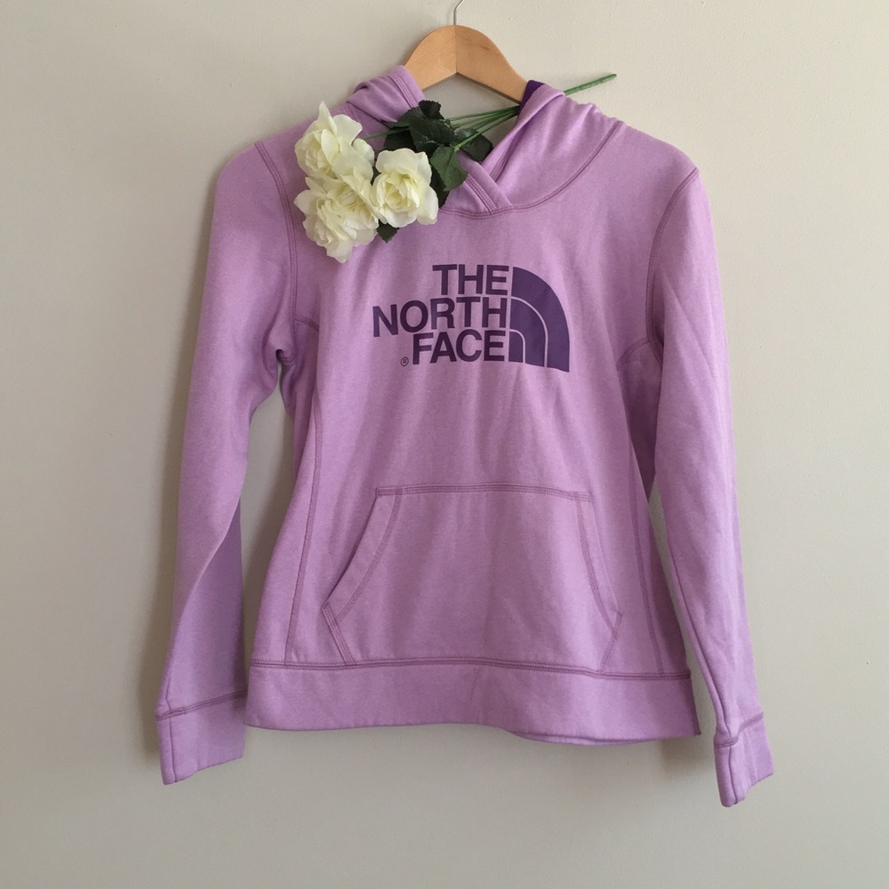 Purple North Face Hoodie. EUC!