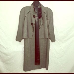 Grey two-piece with a belt by Arthur S. Levine