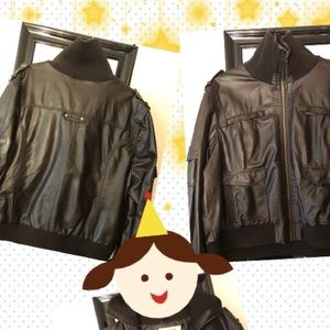 Polyurethane Bomber Jacket