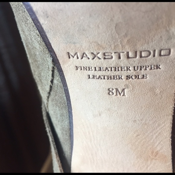 Max Studio Suede Slippers - Picture 2 of 4