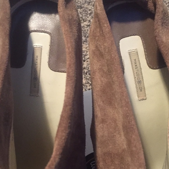 Max Studio Suede Slippers - Picture 3 of 4