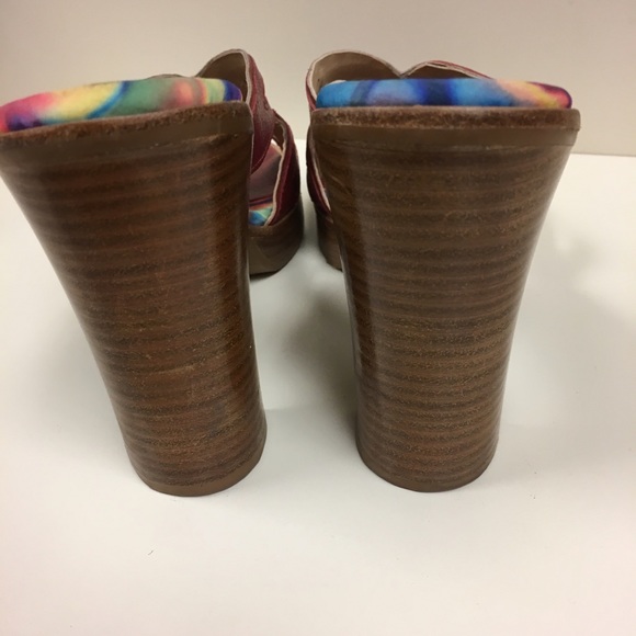 Leather Red Sandal Michelle. K - Picture 3 of 4