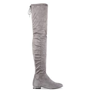 Grey over the knee boots, only worn once!