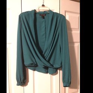 Veronica & Stella Teal Blouse
