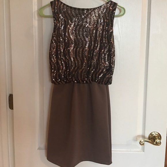 Bronze Sequin Dress - MUST GO!! - Picture 2 of 4