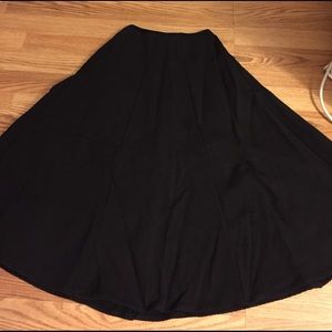 Black, high waisted skirt