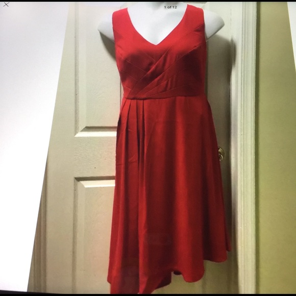 lane bryant red dress