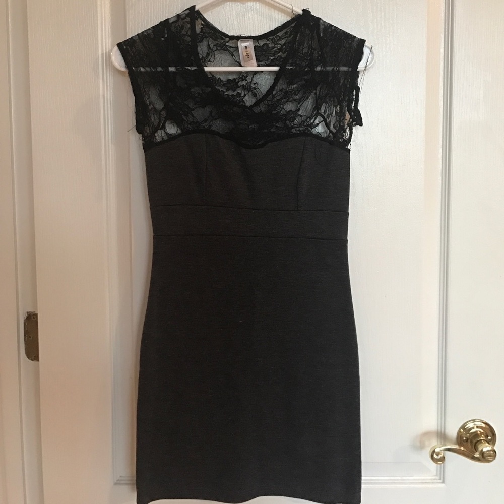 Gray/Lace Dress - MUST GO!!