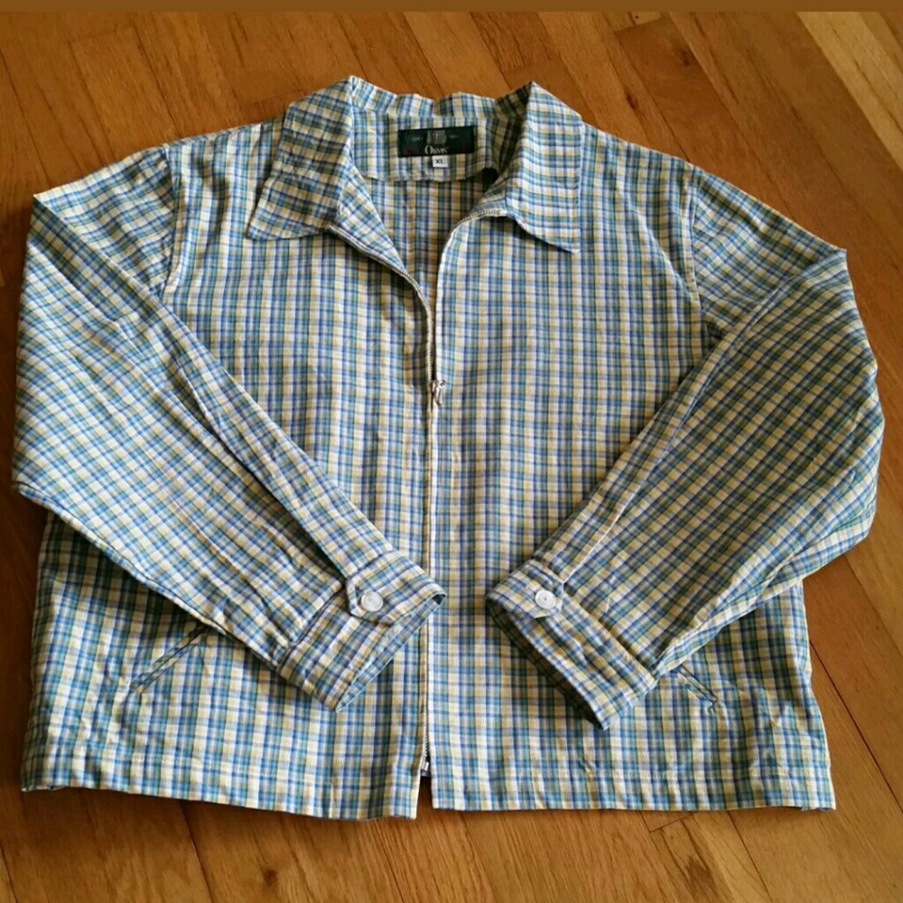 Orvis XL Women's Plaid Jacket