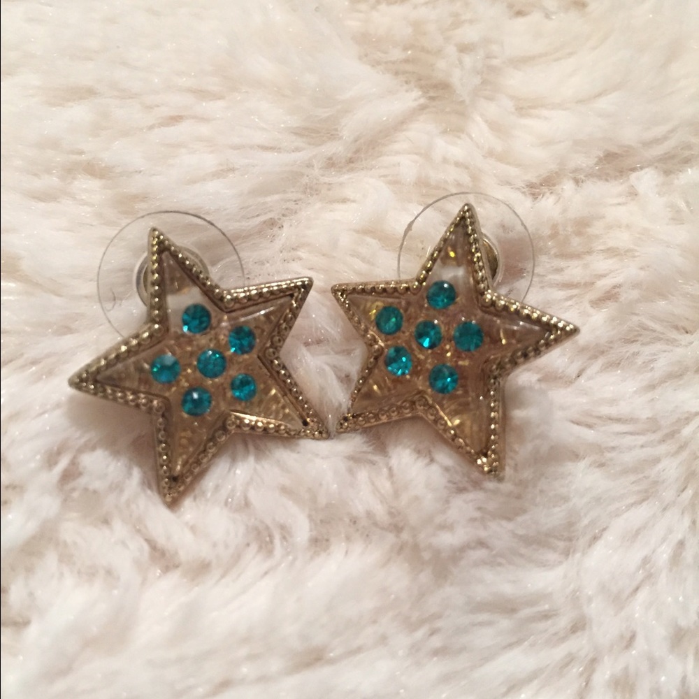 Betsey Johnson Star Earrings