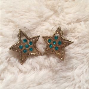 Betsey Johnson Star Earrings