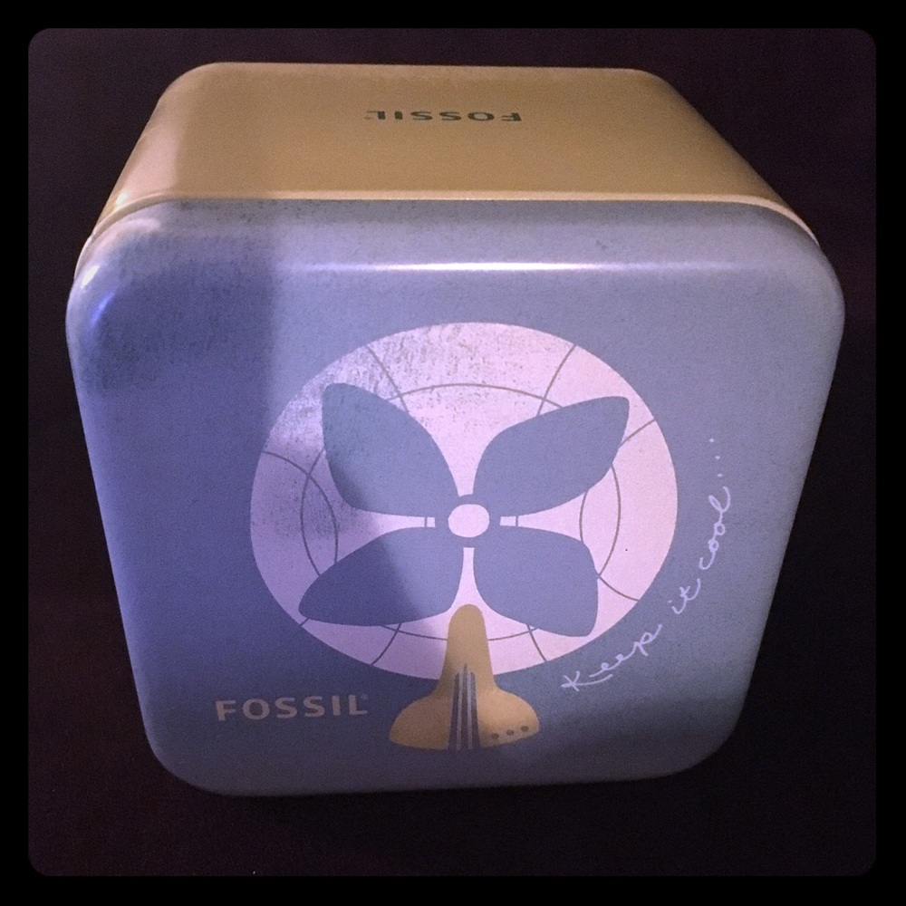 Tortoise shell Fossil watch