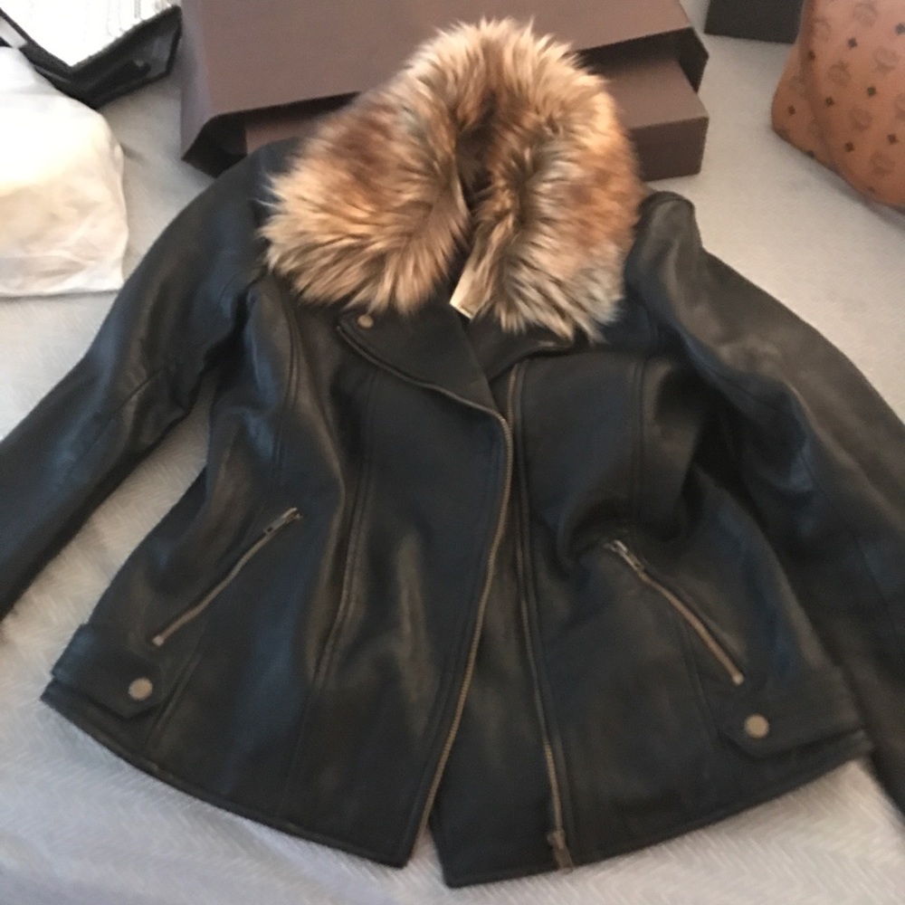 Leather jacket