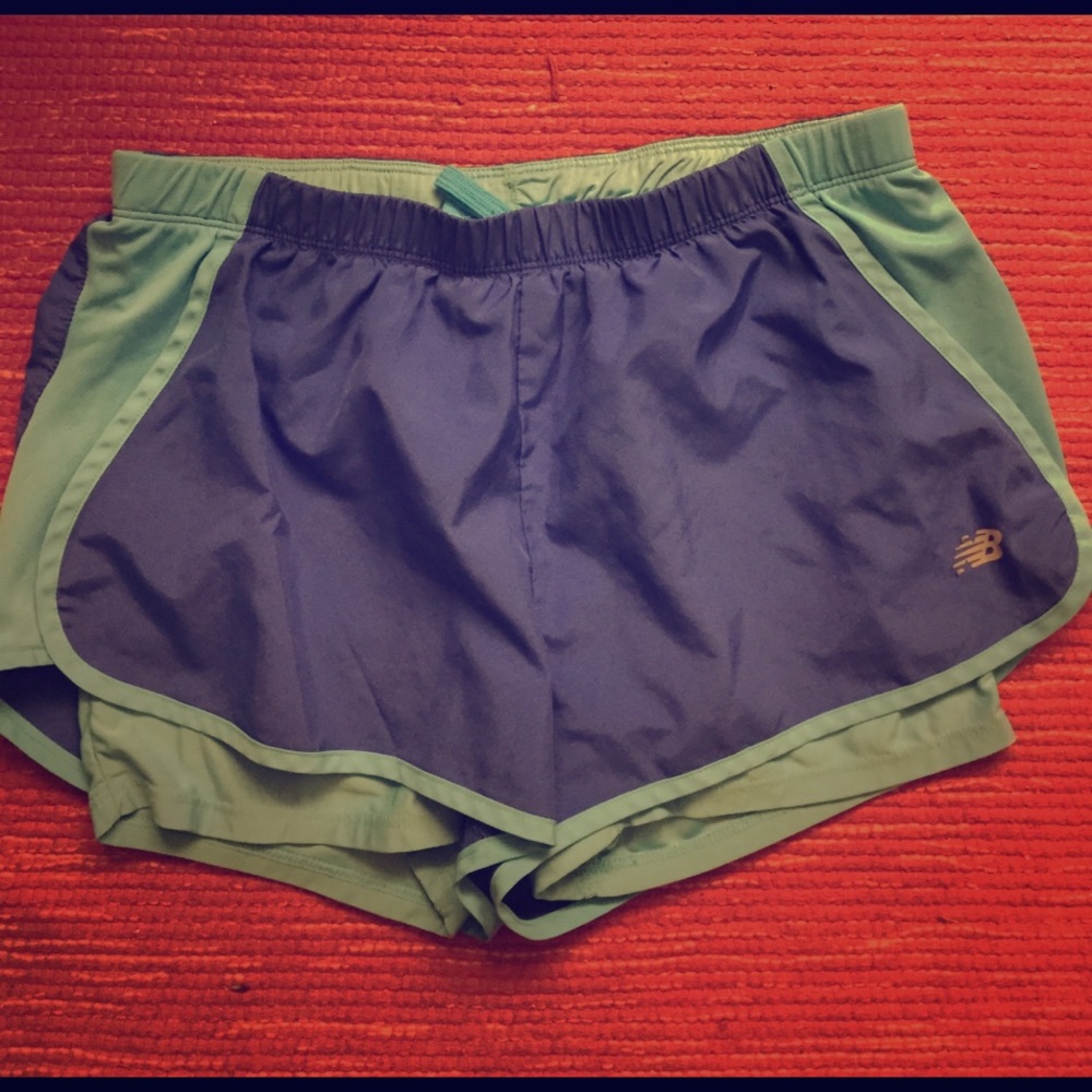 2 pairs of running shorts with built in spandex